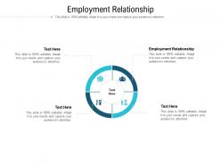 Employment relationship ppt powerpoint presentation infographics example cpb