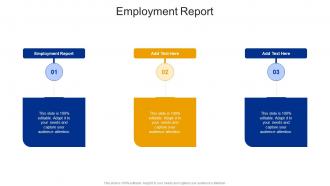 Employment Report In Powerpoint And Google Slides Cpb