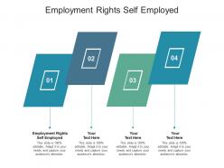 Employment rights self employed ppt powerpoint presentation file slide cpb