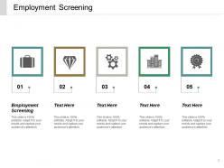 Employment screening ppt powerpoint presentation file slide download cpb