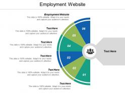 Employment website ppt powerpoint presentation gallery designs download cpb