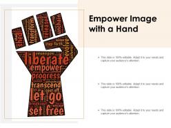 Empower Image With A Hand