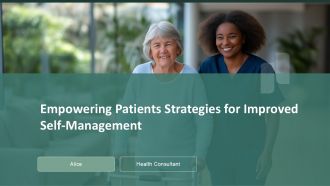 Empowering Patients Strategies For Improved Self-Management PPT Demonstration ACP