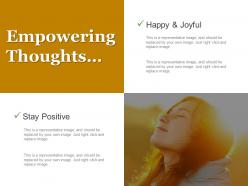 Empowering thoughts powerpoint templates