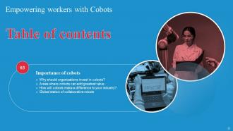 Empowering Workers With Cobots IT Powerpoint Presentation Slides Compatible Professional