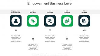 Empowerment Business Level In Powerpoint And Google Slides Cpb