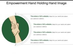 Empowerment Hand Holding Hand Image