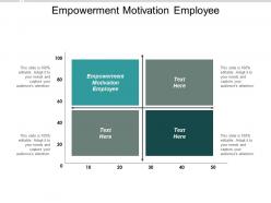 Empowerment motivation employee ppt powerpoint presentation inspiration designs cpb