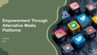 Empowerment Through Alternative Media Platforms PPT Template AT
