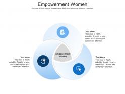 Empowerment women ppt powerpoint presentation summary samples cpb