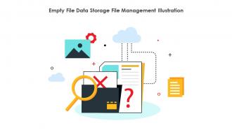 Empty File Data Storage File Management Illustration