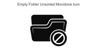Empty Folder Unsorted Monotone Icon In Powerpoint Pptx Png And Editable Eps Format