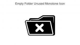 Empty Folder Unused Monotone Icon In Powerpoint Pptx Png And Editable Eps Format