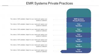 Emr systems private practices ppt powerpoint presentation model example file cpb