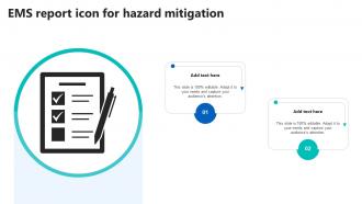 EMS Report Icon For Hazard Mitigation