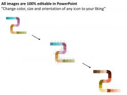 En business peoples with puzzle design timeline flat powerpoint design