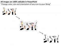 17495109 style linear single 5 piece powerpoint presentation diagram infographic slide
