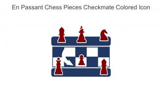 En Passant Chess Pieces Checkmate Colored Icon In Powerpoint Pptx Png And Editable Eps Format