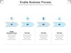 Enable business process ppt powerpoint presentation summary infographics cpb