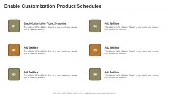 Enable Customization Product Schedules In Powerpoint And Google Slides Cpb
