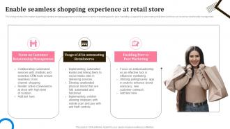 Enable Seamless Shopping Experience At Retail Store In Store Shopping Experience