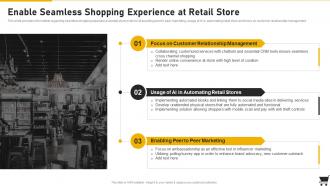Enable Seamless Shopping Experience At Retail Store Retail Playbook