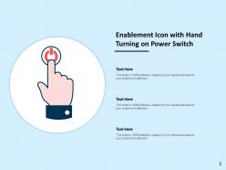 Enablement Icon Notification Bell Sound Waves Mobile Circle