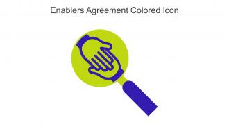Enablers Agreement Colored Icon In Powerpoint Pptx Png And Editable Eps Format