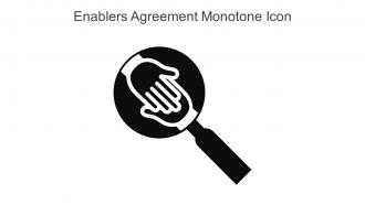 Enablers Agreement Monotone Icon In Powerpoint Pptx Png And Editable Eps Format