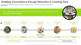 Enabling convenience through reduction in cooking hellofresh investor funding elevator