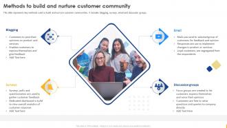 Enabling Digital Customer Service Transformation Methods To Build And Nurture Customer Community