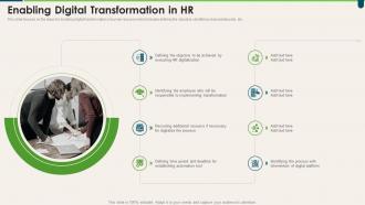 Enabling Digital Transformation In HR Transforming HR Process Across Workplace