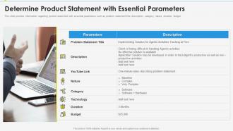 Enabling effective product discovery process determine statement essential