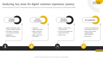 Enabling High Quality Analyzing Key Areas For Digital Customer Experience Journey DT SS