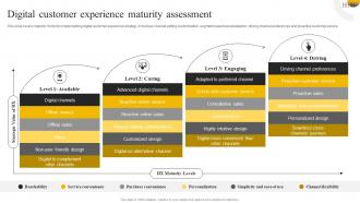 Enabling High Quality Digital Customer Experience Maturity Assessment DT SS