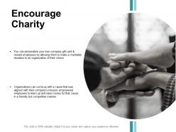 Encourage charity organizations ppt powerpoint presentation file rules