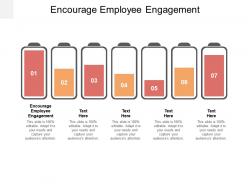 Encourage employee engagement ppt powerpoint presentation infographic template display cpb