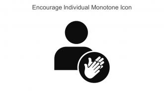 Encourage Individual Monotone Icon In Powerpoint Pptx Png And Editable Eps Format