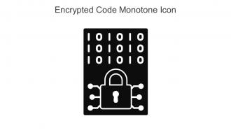 Encrypted Code Monotone Icon In Powerpoint Pptx Png And Editable Eps Format