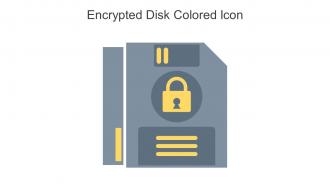 Encrypted Disk Colored Icon In Powerpoint Pptx Png And Editable Eps Format