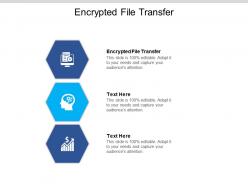 Encrypted file transfer ppt powerpoint presentation inspiration format ideas cpb