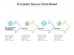 Encrypted secure cloud based ppt powerpoint presentation slides visuals cpb