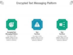 Encrypted text messaging platform ppt powerpoint presentation gallery good cpb
