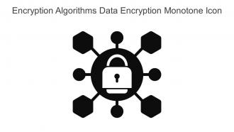 Encryption Algorithms Data Encryption Monotone Icon In Powerpoint Pptx Png And Editable Eps Format