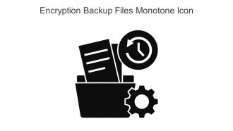 Encryption Backup Files Monotone Icon In Powerpoint Pptx Png And Editable Eps Format