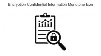 Encryption Confidential Information Monotone Icon In Powerpoint Pptx Png And Editable Eps Format