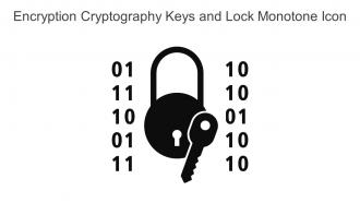 Encryption Cryptography Keys And Lock Monotone Icon In Powerpoint Pptx Png And Editable Eps Format