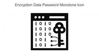 Encryption Data Password Monotone Icon In Powerpoint Pptx Png And Editable Eps Format
