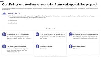 Encryption Framework Upgradation Proposal Powerpoint Presentation Slides Appealing Impactful