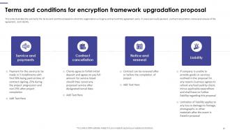 Encryption Framework Upgradation Proposal Powerpoint Presentation Slides Template Downloadable
